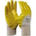 GEBOL Nitril veľ.8 pracovné rukavice žlté