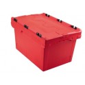 Box s uzáverom červený 40/32  600x400x349 ProfiPlus 