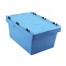 Box s uzáverom modrý    40/27  600x400x299 ProfiPlus 