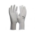 GEBOL pracovné rukavice Micro Flex nylonové veľ. 7 biele