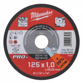 MILWAUKEE kotúč rezný SCS 41/125x1,0x22,23mm 4932451487 