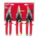 MILWAUKEE 48224533 nožnice na plech 3-dielna sada