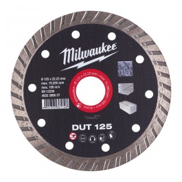 MILWAUKEE diamantový kotúč DUT 125x22,2mm