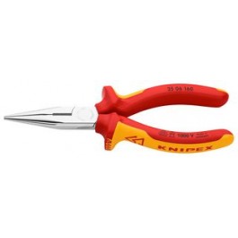 KNIPEX 25 06 160 polguľaté kliešte s britmi pre rádiomechaniku 160mm