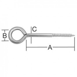 Vormann skrutka s okom   80x22x7,8 mm (2ks)  007900292AV