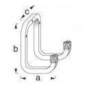 Alfer 2969 hák na náradie Zn 175x120x98mm 