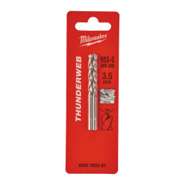 MILWAUKEE vrták do kovu HSS-G THUNDERWEB 3,5x70x39 (2ks)