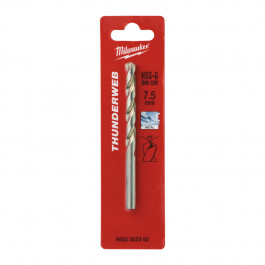 MILWAUKEE vrták do kovu HSS-G THUNDERWEB 7,5x109x69