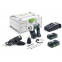 FESTOOL DWC 18-2500 4,0l-Plus aku skrutkovač na stavbu