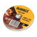 DEWALT DT3507 10ks rezný kotúč 125x1,0mm v plechovke