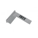 RAXX uholn&iacute;k z&aacute;močn&iacute;cky s dorazom 150x100mm