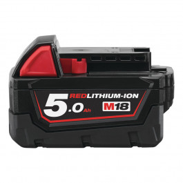 MILWAUKEE M18 B5 akumul&aacute;tor REDLITHIUM-ION&trade; 18 V, 5,0 Ah