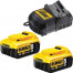 DEWALT DCB115P2 nab&iacute;jačka + 2x akumul&aacute;tor 18 V 5,0 Ah Li-Ion