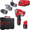 MILWAUKEE M12 FPDXKIT-202X aku skrutkovač s vymeniteľn&yacute;m skľučovadlom
