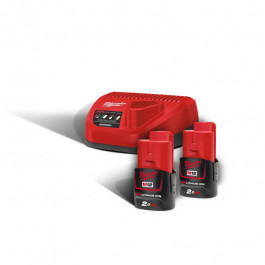 MILWAUKEE M12 NRG-202 powerpack 2x2,0 Ah +C12 C 4933459209