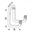 Alfer 2971 h&aacute;k na n&aacute;radie Zn 325x120x98mm 