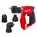 MILWAUKEE M12 FDDXKIT-0X aku vŕtačka s n&aacute;stavcami