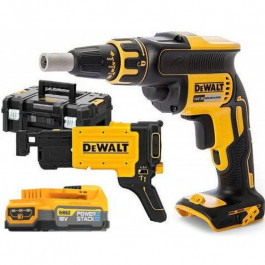 DEWALT DCF620E1K aku skrutkovač na s&aacute;drokart&oacute;n 18V XR POWERSTACK 1x1,7Ah