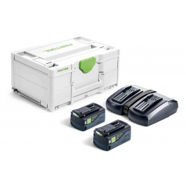 FESTOOL SYS 18V 2x5,0/TCL 6 DUO nap&aacute;jacia sada