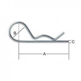 Z&aacute;vlačka pružinov&aacute; 105x30