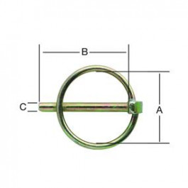 Z&aacute;vlačka sklopn&aacute; 10mm /2ks/