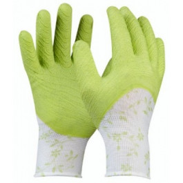 GEBOL Flower Green z&aacute;hradn&eacute; rukavice 8/M