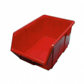 Box stohovac&iacute; červeny veľ. 2-111 168x111x76mm   (60x)