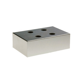 Noha NK plast 98x64x32mm strieborna