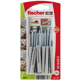 FISCHER univerz&aacute;lna hmoždina s vrutom UX 6x50 S