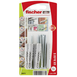 FISCHER univerz&aacute;lna hmoždina s vrutom UX 8x50 S