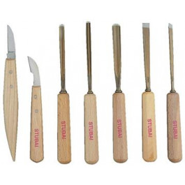 STUBAI 7-dielna sada rezb&aacute;rskych dl&aacute;t   510201