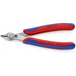 KNIPEX 78 03 125 cvikacie klie&scaron;te mini 125mm nerez