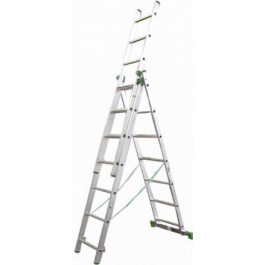 Rebrik AL 3x11 EUROSTYL 7611 3-dielny 3,15 / 4,90 / 7,11m