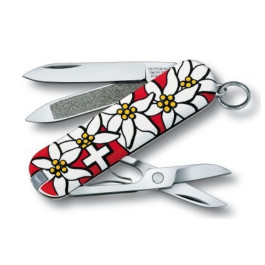 VICTORINOX CLASSIC 58mm n&ocirc;ž vreckov&yacute; kvetinkov&yacute; s kr&uacute;žkom 19.