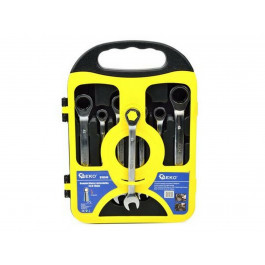 GEKO 7-dielna sada račňov&yacute;ch kľ&uacute;čov očkoploch&yacute;ch 8-19mm