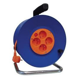 K&aacute;bel predlžovac&iacute; na bubne 50m 3x1,5mm guma 4x z&aacute;suvka IP20