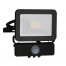 LED reflektor so senzorom 126 x 145 x 45mm 10W IP65