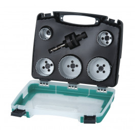 WOLFCRAFT 5422000 5-dielna sada Bi-metal vykružovačov 25-83mm 