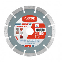 EXTOL 108913 DIA kot&uacute;č rezn&yacute; 150mm segmentov&yacute; LONG LIFE