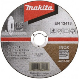 MAKITA B-12251 kot&uacute;č rezn&yacute; 150x1,6x22,2mm nerez
