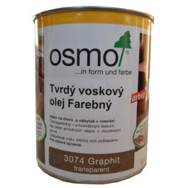 OSMO 3074 olej voskov&yacute; tvrd&yacute; grafit 0,75l