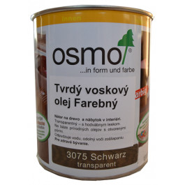 OSMO 3075 olej voskov&yacute; tvrd&yacute; čierny  0,75l