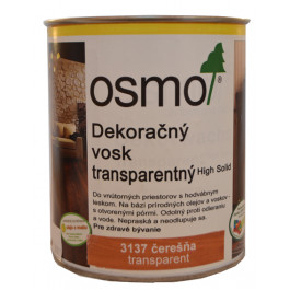 OSMO 3137 vosk dekoračn&yacute; transp. čere&scaron;ňa 0,75l