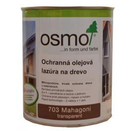 OSMO 703 ochrann&aacute; olejov&aacute; laz&uacute;ra mahag&oacute;n 0,75l