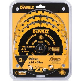 DEWALT DT10399 kot&uacute;č p&iacute;lov&yacute; 190 x 30 mm 24Z (3ks)