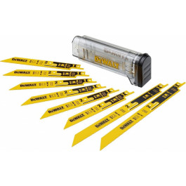 DEWALT DT2446 p&iacute;lov&eacute; pl&aacute;tky sada 8ks pre mečov&eacute; p&iacute;ly