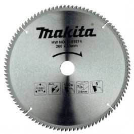 MAKITA D-61874 260x30mm 100z kot&uacute;č p&iacute;lov&yacute; na hlin&iacute;k