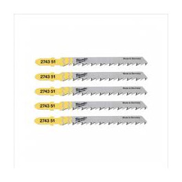 MILWAUKEE 4932274351 p&iacute;lov&yacute; list drevo/plast 75/4,0mm (5ks) T101 D