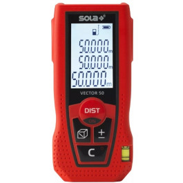 SOLA VECTOR 50 laserov&yacute; merač vzdialenosti 50m 71024101