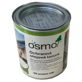 OSMO 906 ochrann&aacute; olejov&aacute; laz&uacute;ra perlovo &scaron;ed&aacute; 0,75l